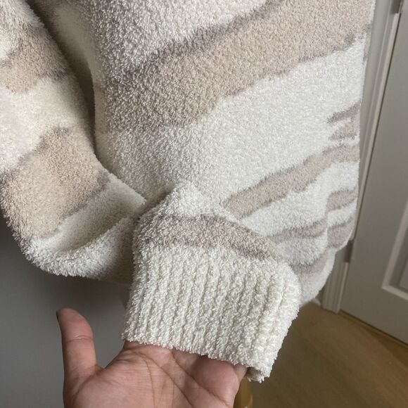 Barefoot Dreams CozyChic Striped Knit Sweater - Size XS - Picture 4 of 7